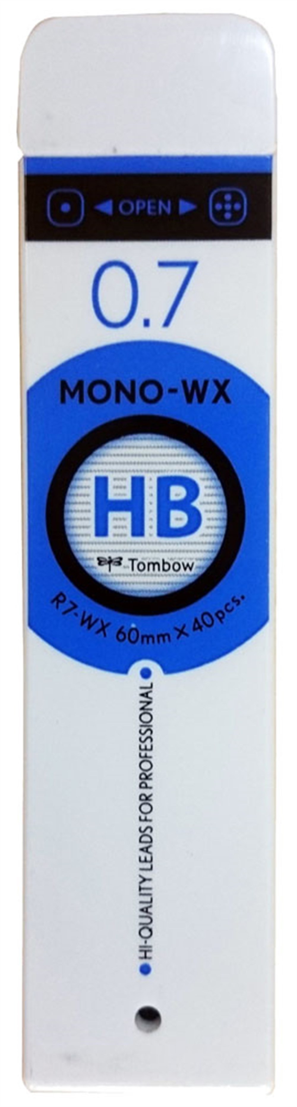2B 0.5mm Mechanical Pencil Lead 40pcs Tombow Mono WX 