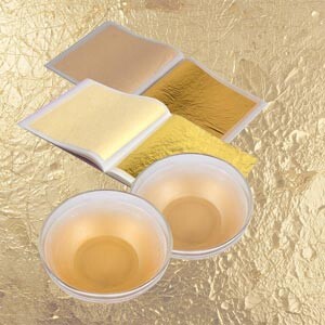 Gold Leaf Booklets and Shell Gold