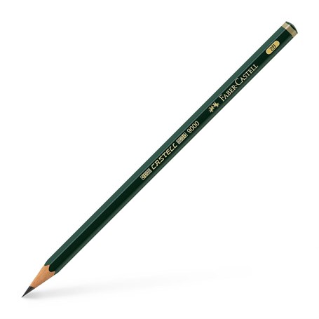 Faber Castell 9000 Graphite Pencil Dereceli Kurşun Kalem 2B