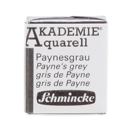 Schmincke Akademie Aquarell Yarım Tablet Sulu Boya 770 Payne'S Grey