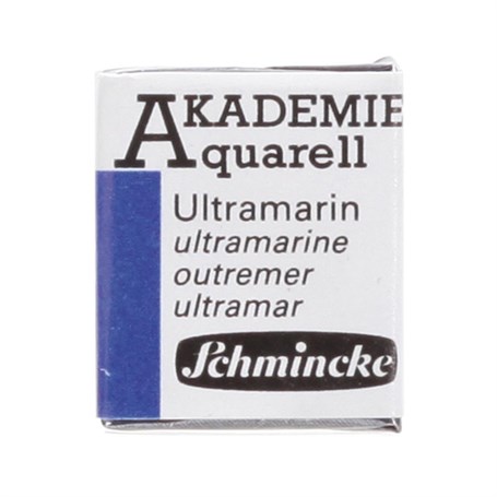 Schmincke Akademie Aquarell Yarım Tablet Sulu Boya 443 Ultramarine