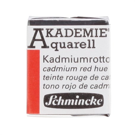 Schmincke Akademie Aquarell Yarım Tablet Sulu Boya 332 Cadmium Red