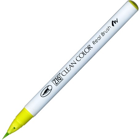 Zig Clean Color Real Brush Fırça Uçlu Marker Kalem 053 Yellow Green
