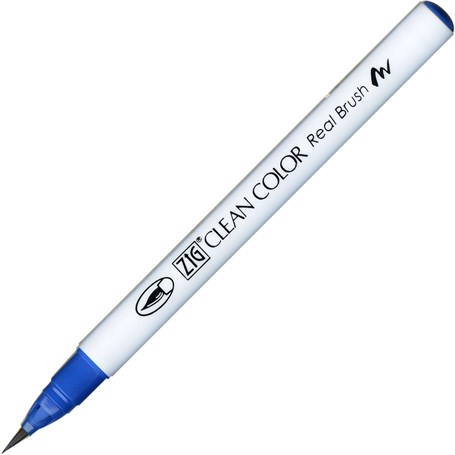 Zig Clean Color Real Brush Fırça Uçlu Marker Kalem 034 Dull Blue