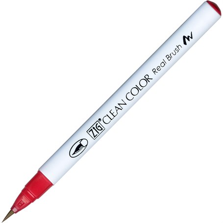 Zig Clean Color Real Brush Fırça Uçlu Marker Kalem 029 Geranium Red