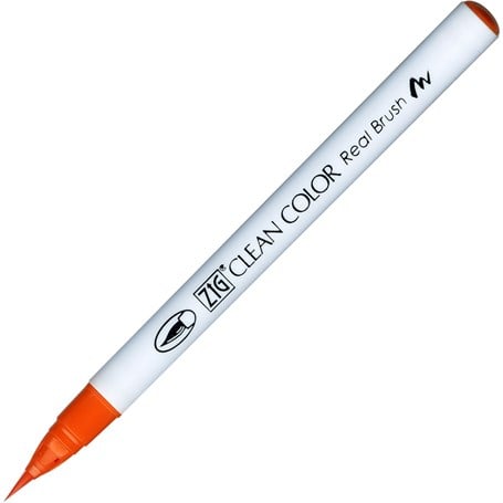 Zig Clean Color Real Brush Fırça Uçlu Marker Kalem 070 Orange