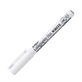 Artline 993Xf Calligrapy Pen Metalik White