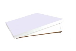 Karin Tec 2 Light Drawing Table Led, Wooden White 50x70 cm