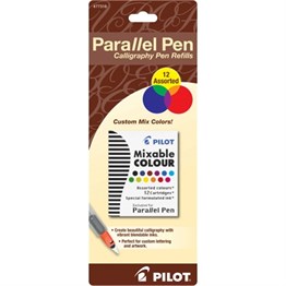 Pilot Parallel Pen Orjinal Kartuş Karışık Renkli 12 Adet