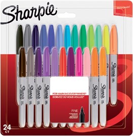 Sharpie Permanent Fine Marker Set 24 lü Set