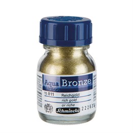 Schmincke Aqua Bronze Sulu Boya Yaldız Pigment 20 ml 811 Rich Gold