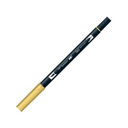 Tombow Dual Brush Pen Grafik Çizim Kalemi 062 Pale Yellow