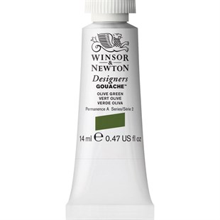 Winsor & Newton Designers Gouache Paint 14 ml 447 Olive Green S.2