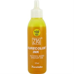 Zig Kurecolor Mürekkep 25 ml 102 Lemon Yellow