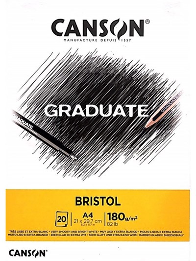 Canson Graduate Bristol A4 180G 20 Sayfa