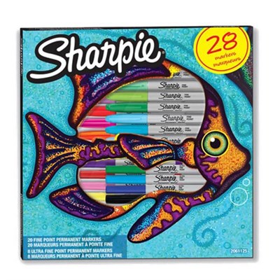 Sharpie Permanent Set Fine 28li Balık