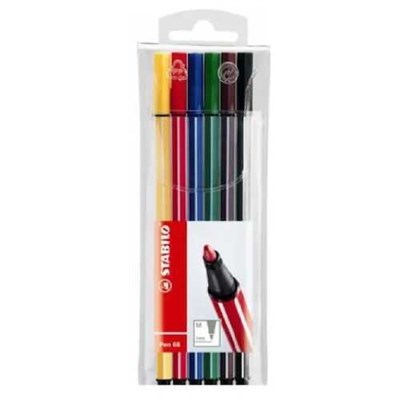 Stabilo Keçeli Kalem Pen 68 6'Lı