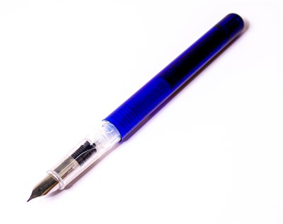 Steel Pen Dolma Kalem 0.5 mm Mavi ( Hat İçin Özel Kesilmiş Uçlar)