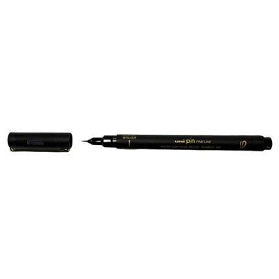 Uni Driwing Brush Pen Extra Pin Br-500EF Siyah