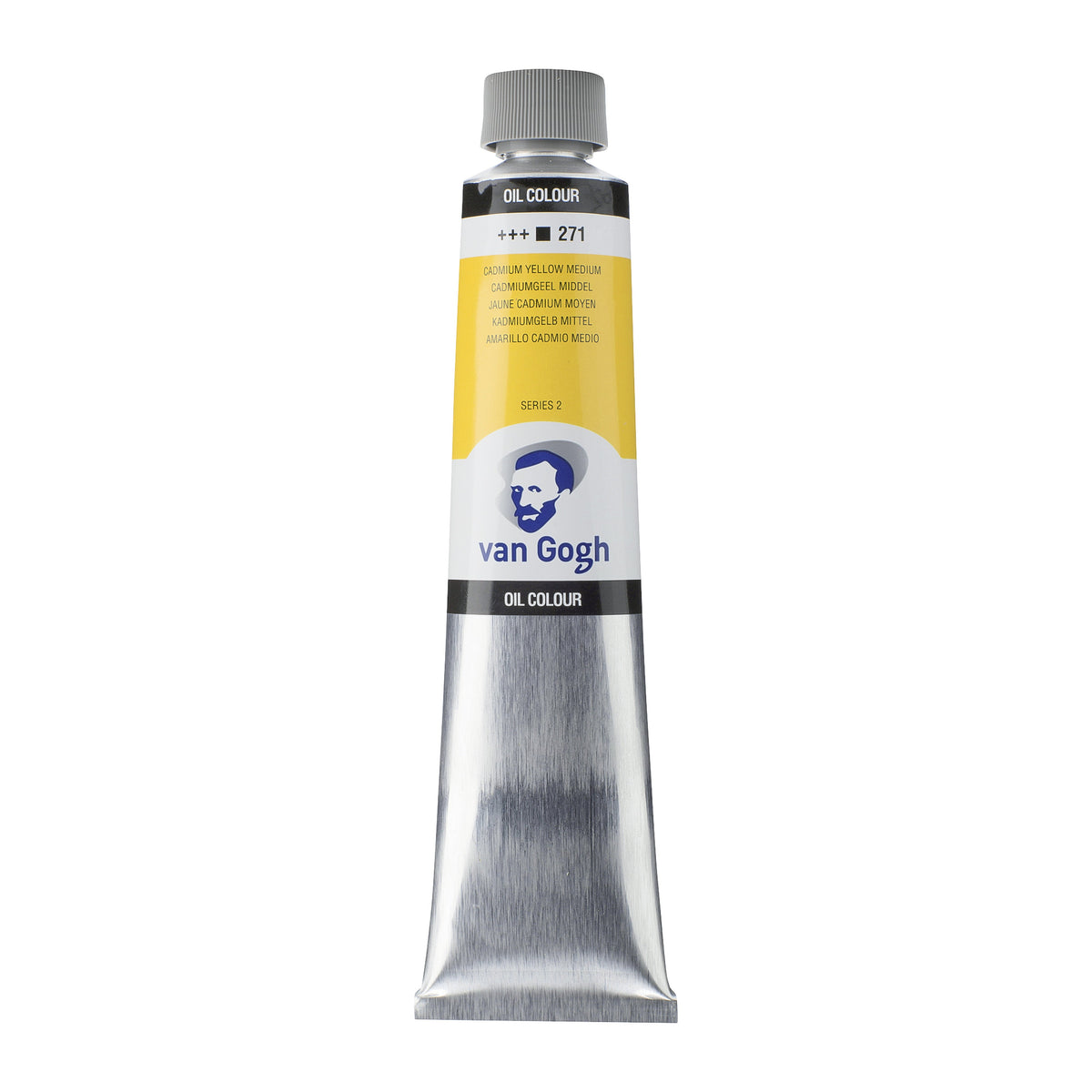 Talens Van Gogh Oil Paint 200 ml 271 Cadmium Yellow Medium