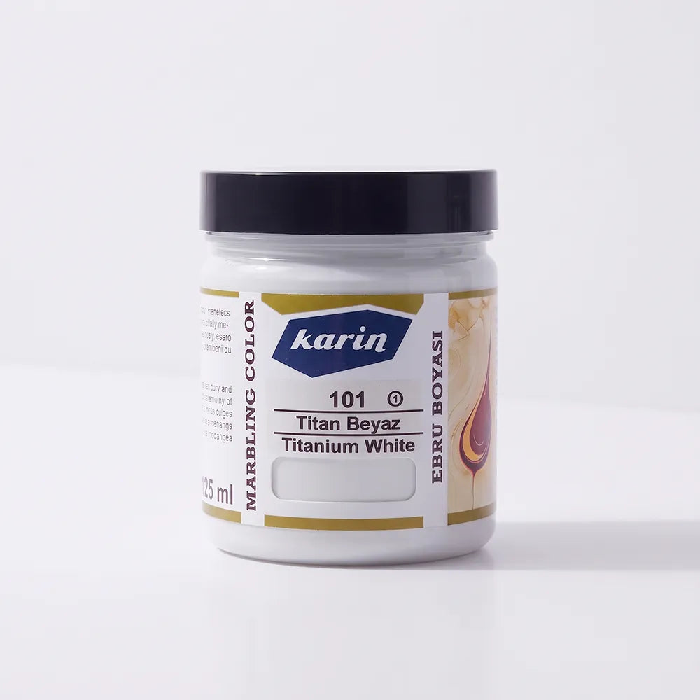 Karin Marbling Paint 101 Titan White 105 ml