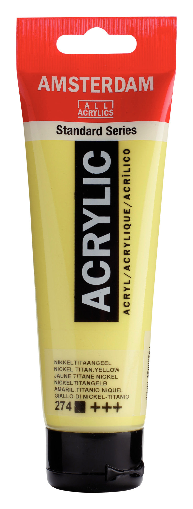 Talens Amsterdam Standard Akrilik Boya 120 ml 274 Nickel Titanium Yellow