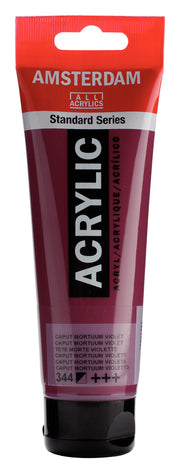Talens Amsterdam Standard Acrylic Paint 120 ml 344 Caput Mortuum Violet