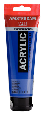 Talens Amsterdam Standard Acrylic Paint 120 ml 504 Ultramarine