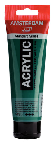 Talens Amsterdam Standard Akrilik Boya 120 ml 619 Permanent Green Deep