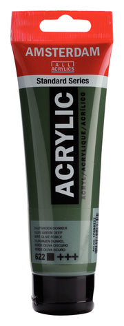 Talens Amsterdam Standard Akrilik Boya 120 ml 622 Olive Green Deep
