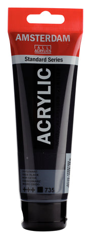 Talens Amsterdam Standard Acrylic Paint 120 ml 735 Oxide Black