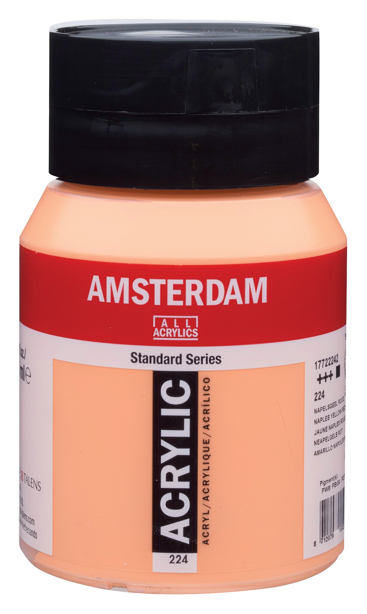 Talens Amsterdam Acrylic Paint 500 ml 224 Naples Yellow Re
