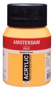 Talens Amsterdam Acrylic Paint 500 ml 253 Gold Yellow