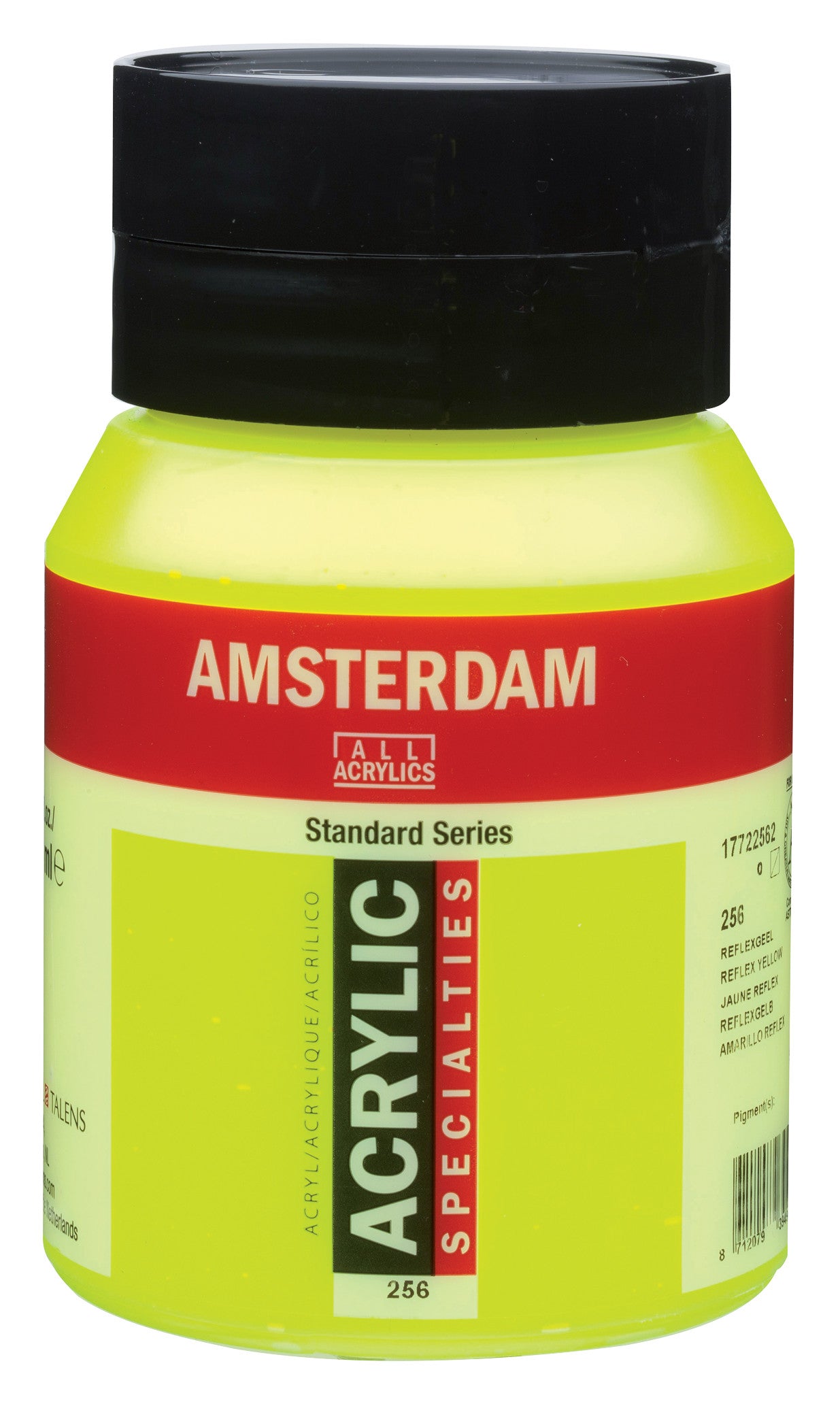 Talens Amsterdam Standard Acrylic Paint 500 ml 256 Reflex Yellow