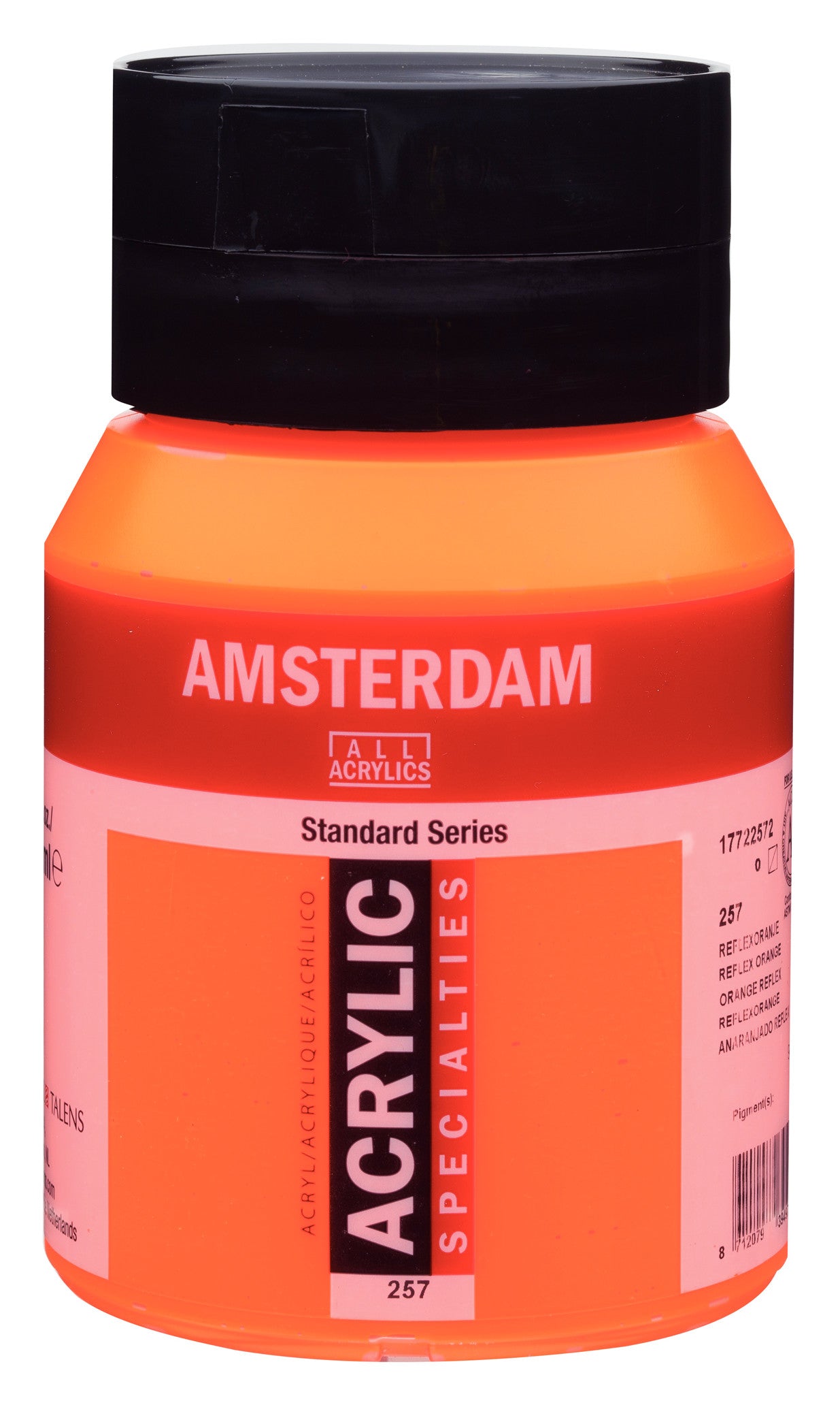 Talens Amsterdam Standard Acrylic Paint 500 ml 257 Reflex Orange