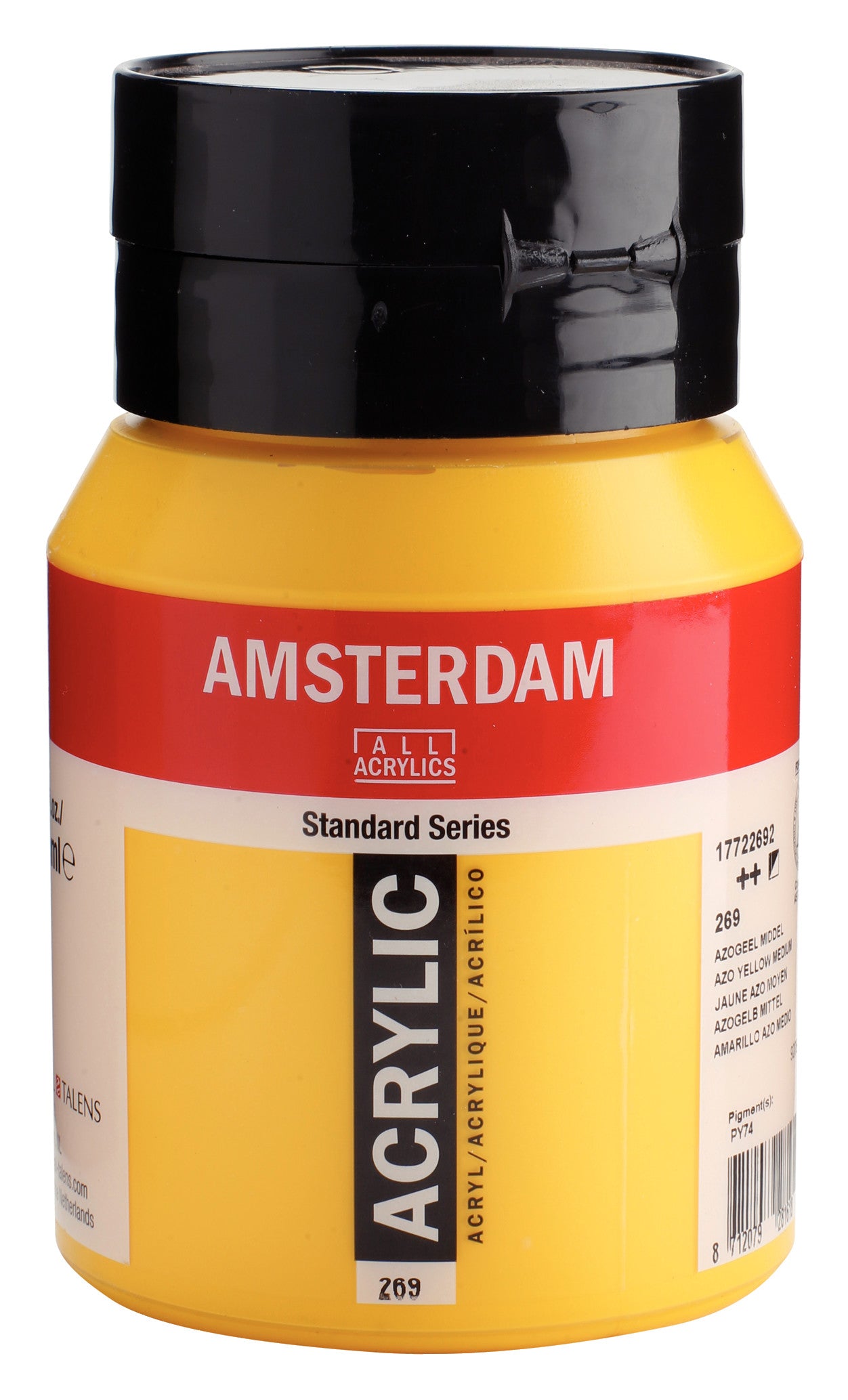 Talens Amsterdam Akrilik Boya 500 ml 269 Azo Yellow Medium