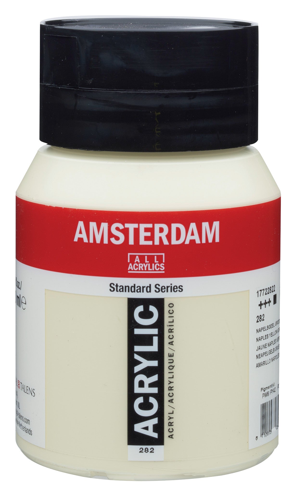 Talens Amsterdam Acrylic Paint 500 ml 282 Naples Yellow Gr