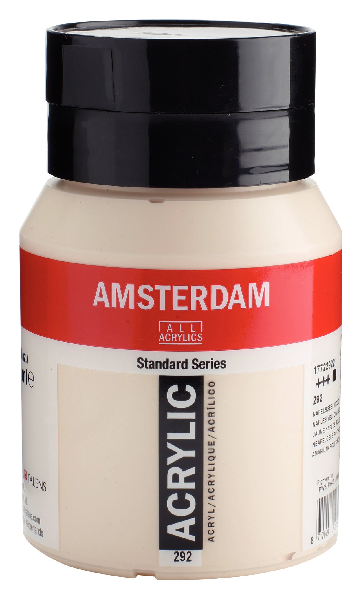 Talens Amsterdam Acrylic Paint 500 ml 292 Naples Yellow Re