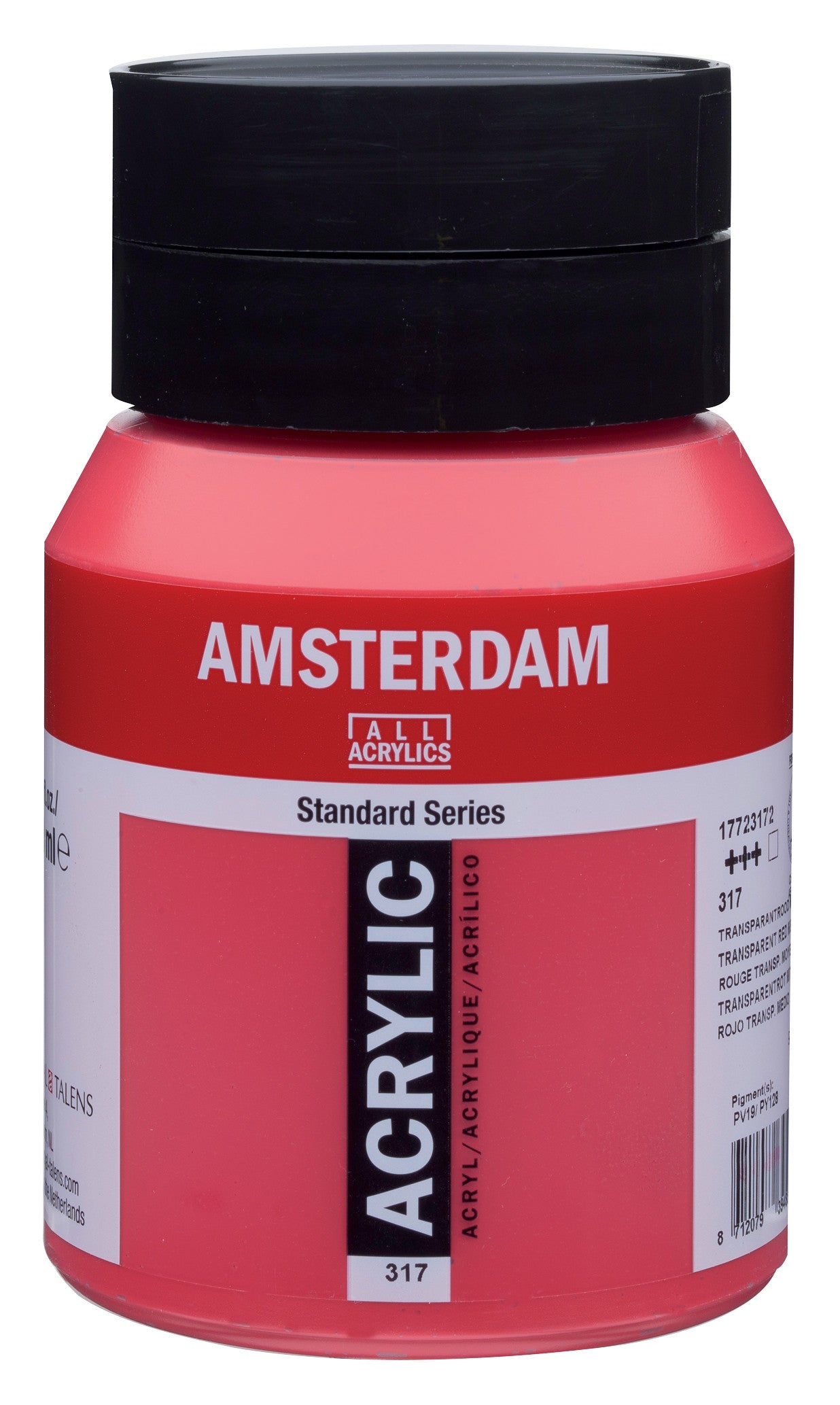 Talens Amsterdam Akrilik Boya 500 ml 317 Transparent Red