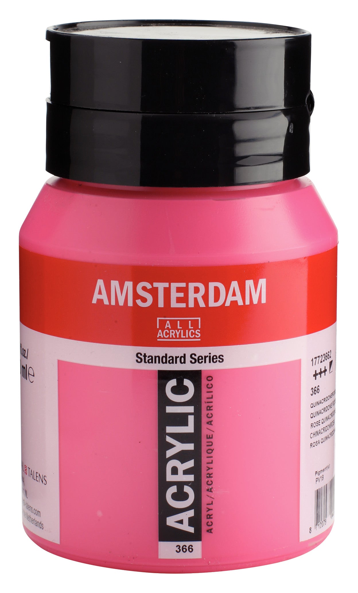 Talens Amsterdam Acrylic Paint 500 ml 366 Quinacridone Ros