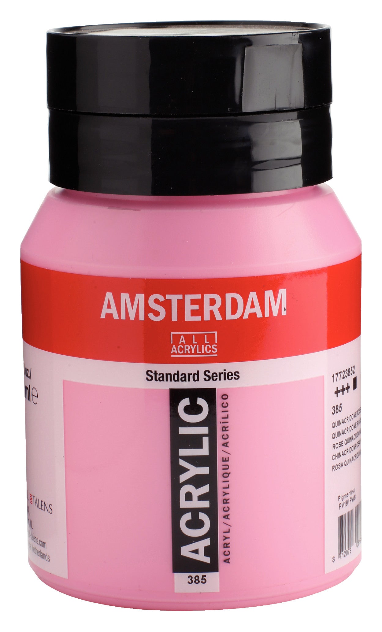 Talens Amsterdam Acrylic Paint 500 ml 385 Quinacridone Ros