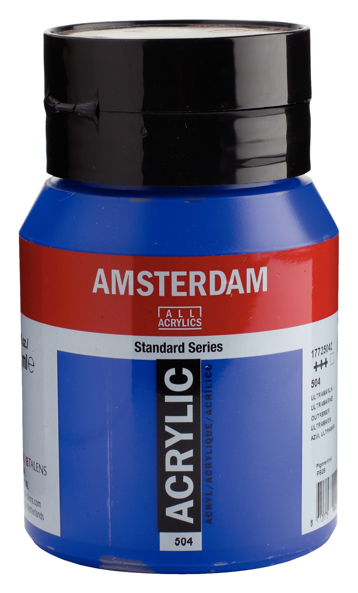 Talens Amsterdam Standard Acrylic Paint 500 ml 504 Ultramarine