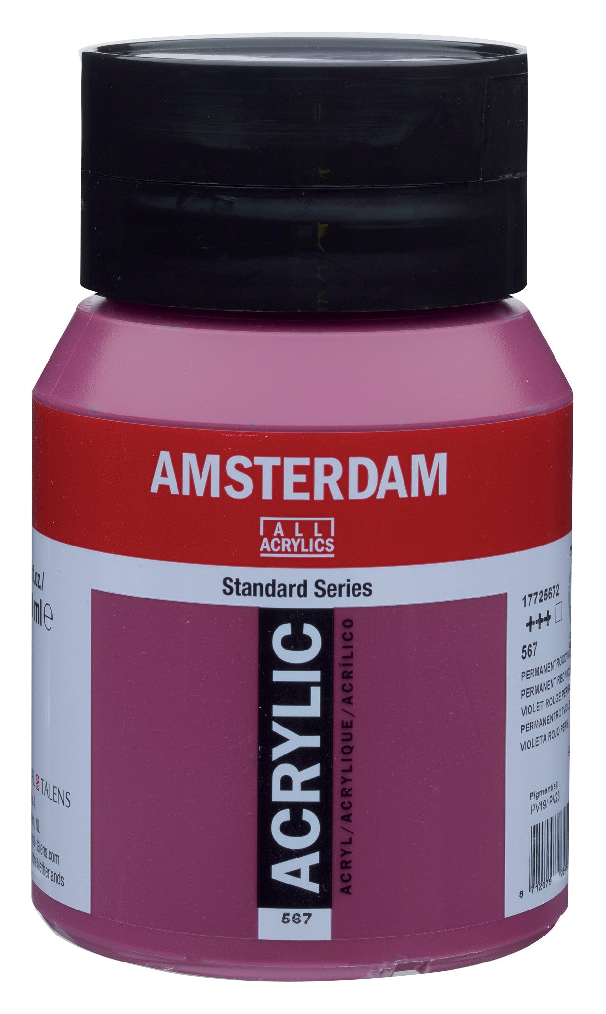 Talens Amsterdam Akrilik Boya 500 ml 567 Permanent Red Violet