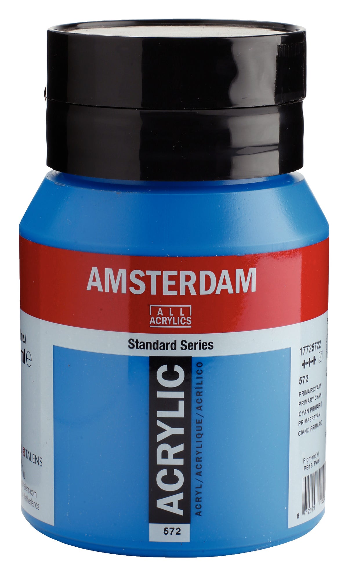 Talens Amsterdam Standard Akrilik Boya 500 ml 572 Primary Cyan