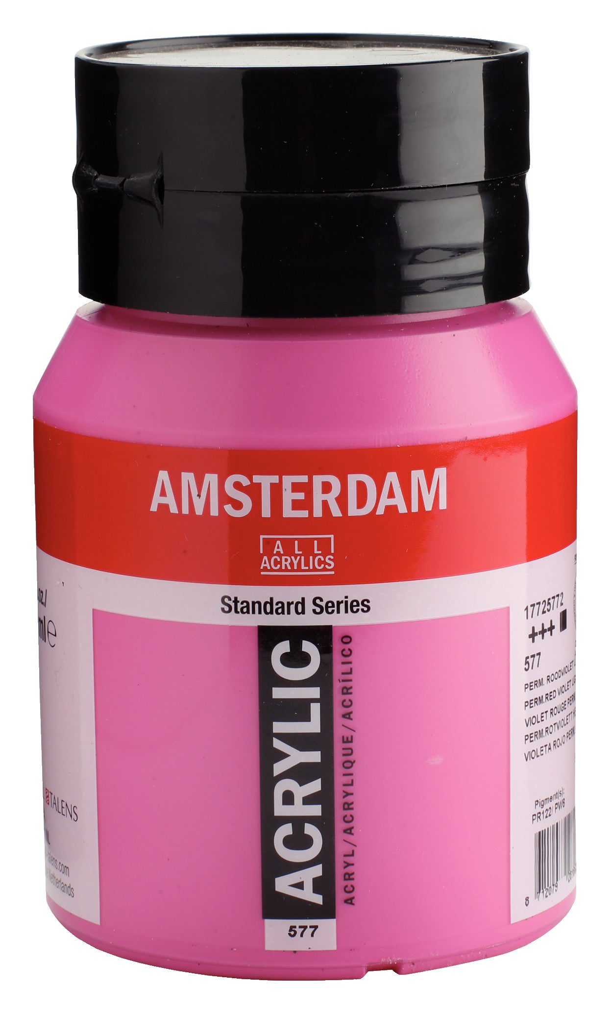 Talens Amsterdam Akrilik Boya 500 ml 577 Permanent Red Violet Light