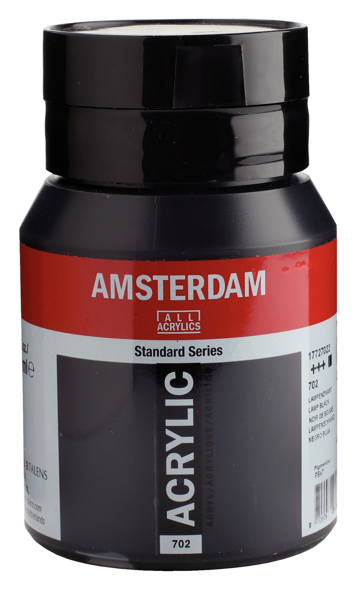 Talens Amsterdam Standard Akrilik Boya 500 ml 702 Lamp Black