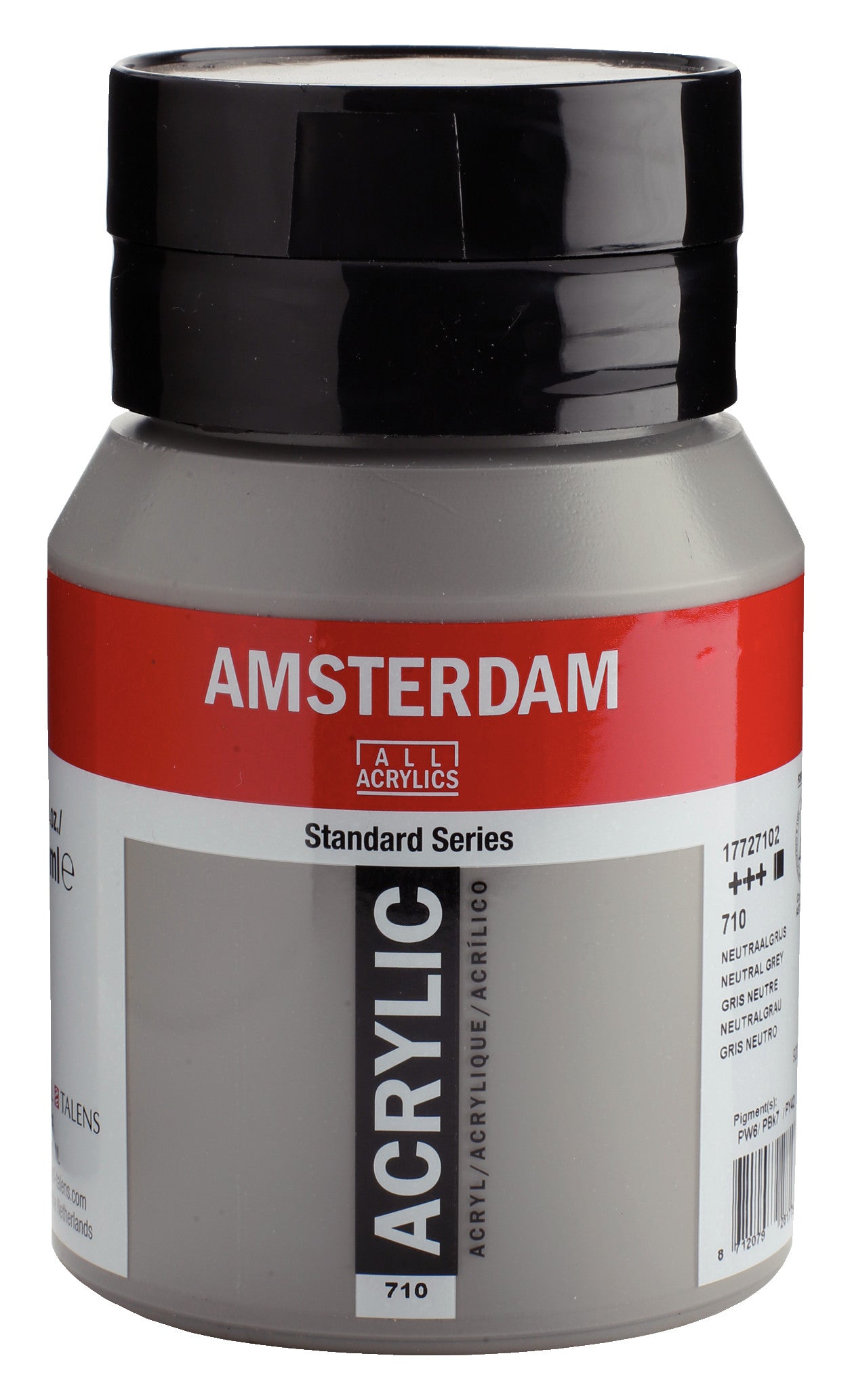 Talens Amsterdam Standard Akrilik Boya 500 ml 710 Neutral Grey