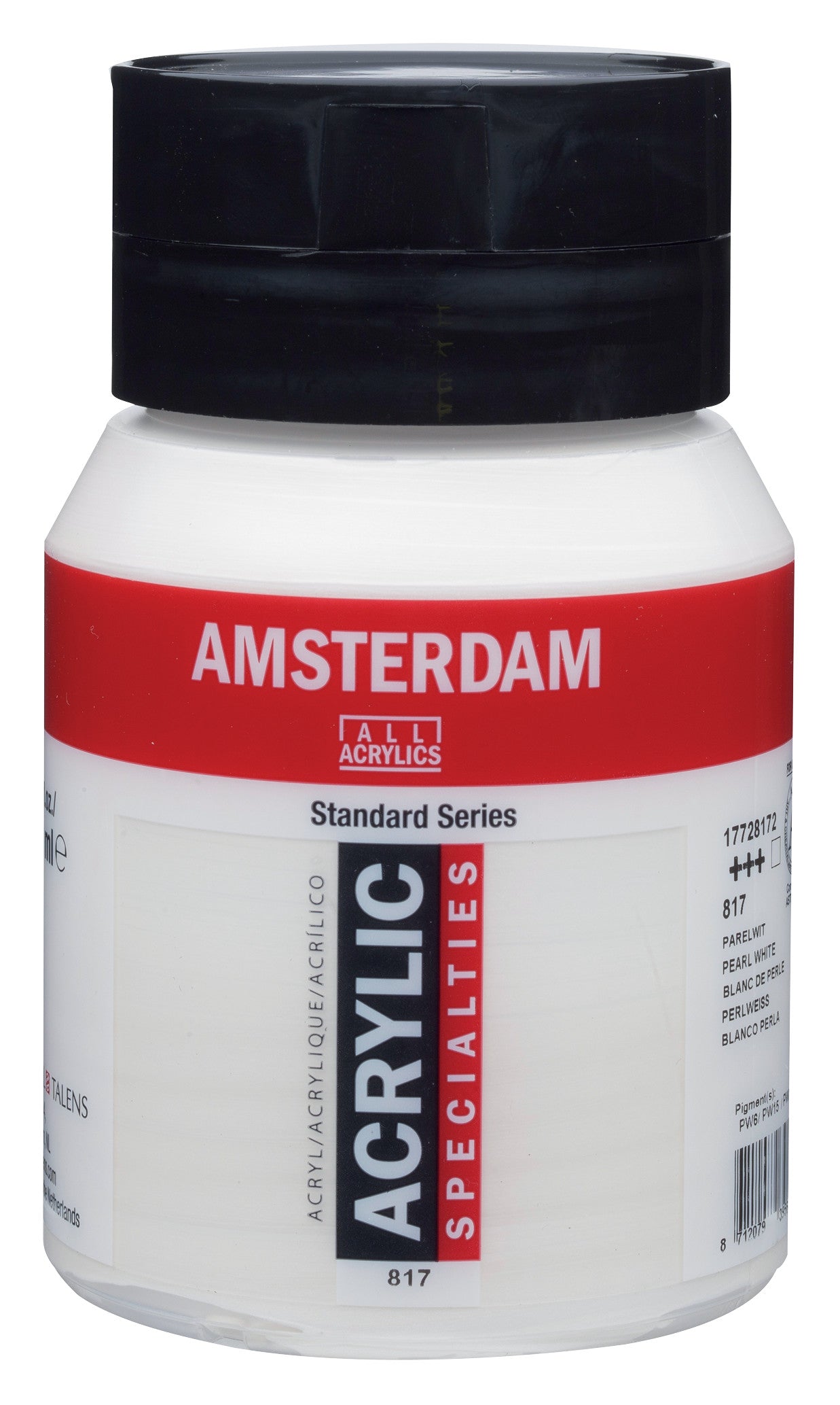 Talens Amsterdam Akrilik Boya 500 ml 817 Pearl White