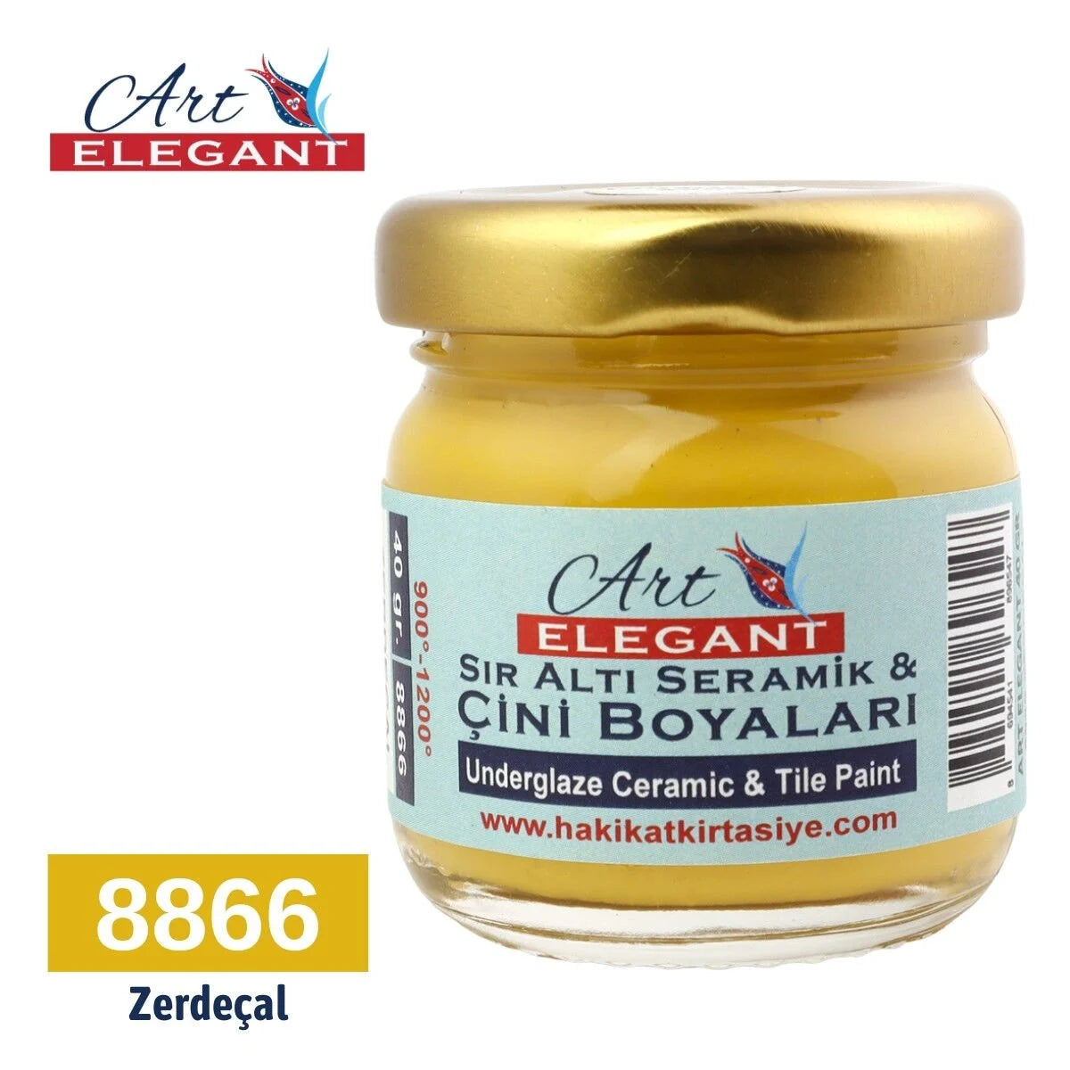 Art Elegant Seramik ve Çini Boya 40 gr 8866 Zerdeçal