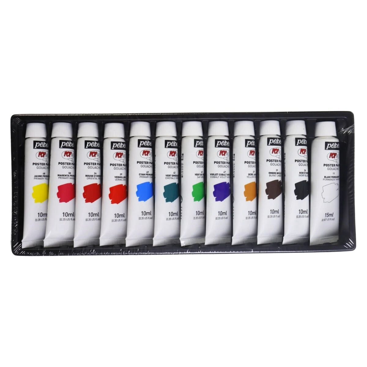 Pebeo Pop Art Guaj Boya Seti 11x10 ml + 1x15 ml